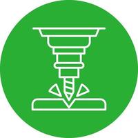 Drill Creative Icon Design vector