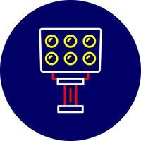 Light Creative Icon Design vector