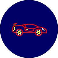 Super Car Creative Icon Design vector