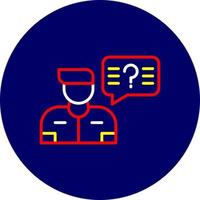 Question Creative Icon Design vector