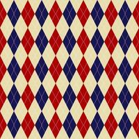 red and blue argyle seamless pattern vector