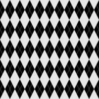 patrón sin costuras de rombos en blanco y negro vector