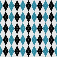 black and blue argyle seamless pattern vector