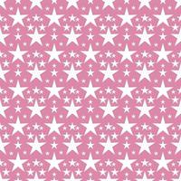 seamless pattern with star pink background vector