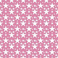 seamless pattern with star pink background vector