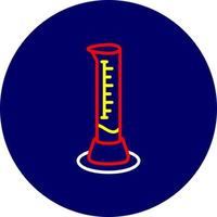 Graduated Cylinder Creative Icon Design vector