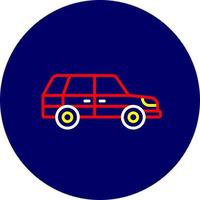 Station Wagon Creative Icon Design vector