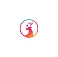 Deer head Logo Design template. vector