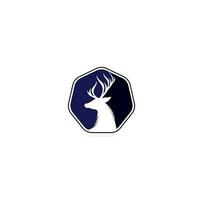 Deer head Logo Design template. vector