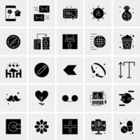 25 Universal Business Icons Vector Creative Icon Illustration to use in web and Mobile Related project