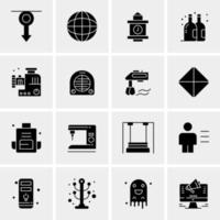 16 Business Universal Icons Vector Creative Icon Illustration to use in web and Mobile Related project