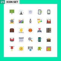 25 Creative Icons Modern Signs and Symbols of connections mobile home messages sms Editable Vector Design Elements