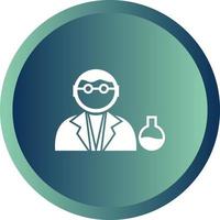 Unique Chemist Vector Glyph Icon