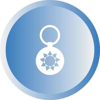 Unique Key Chain Vector Glyph Icon