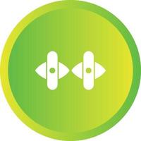 Unique Cuff Links Vector Glyph Icon