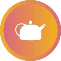 Unique Kettle Vector Glyph Icon