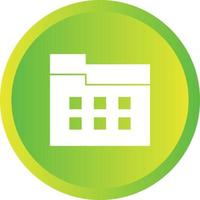 Unique File Manager Vector Glyph Icon