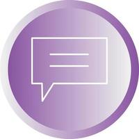 Unique Messaging Vector Line Icon