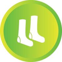 Unique Socks Vector Glyph Icon