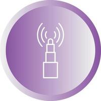 Unique I Beacon Vector Line Icon