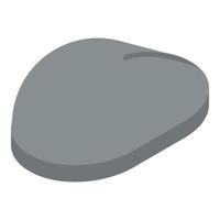 Computer mouse icon, isometric style vector