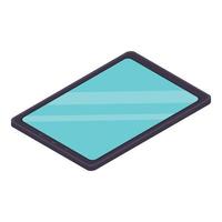 Modern tablet icon, isometric style vector