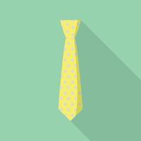 Dotted tie icon, flat style vector