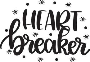 Heart Breaker, Love, Heart, Valentines Day, Be Mine, Holiday, Vector Illustration File
