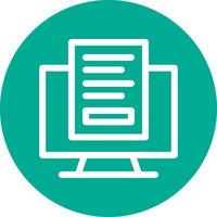 Predictive Analytics Vector Icon Design