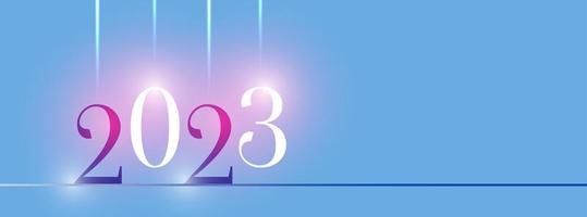 Background 2023 new year vector illustration design vector