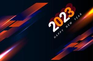 Background 2023 new year vector illustration design