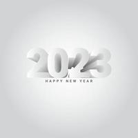 Background 2023 new year vector illustration design