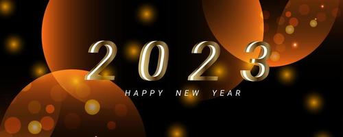 Background 2023 new year vector illustration design