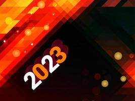 Background 2023 new year vector illustration design