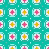 Colorful geometric pattern. Bright and colorful geometric shape seamless pattern background. Use for fabric, textile, home interior decoration elements, upholstery, wrapping. vector