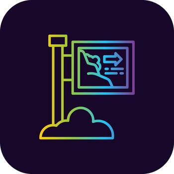 Pointer Creative Icon Design vector