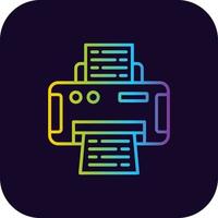 Printer Creative Icon Design vector