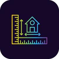 Measure Creative Icon Design vector