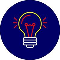 Light Bulb Creative Icon Design vector