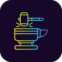 Blacksmith Creative Icon Design vector
