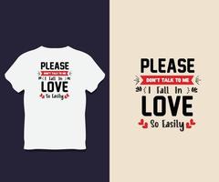 Love Typography T-Shirt Design with Vector