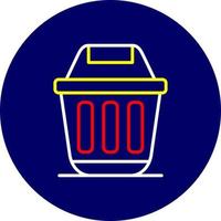 Dumpster Creative Icon Design vector