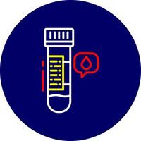 Blood Sample Creative Icon Design vector