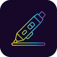 3d Pen Creative Icon Design vector