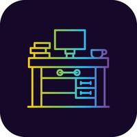 Desk Creative Icon Design vector