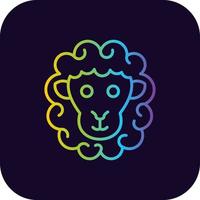 Sheep Creative Icon Design vector