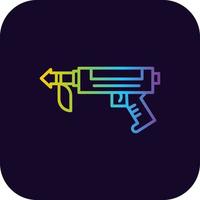 Speargun Creative Icon Design vector