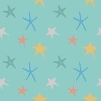 Seamless pattern with stars for baby textile vector