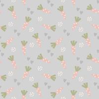 Seamless pattern for baby textile vector