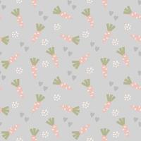 Seamless pattern for baby textile vector